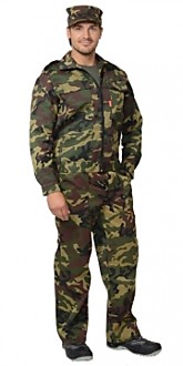 Костюм "ВЫМПЕЛ": куртка, брюки (тк. смесовая) КМФ зеленый