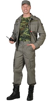 Костюм "ТАЙФУН": куртка, брюки Тк. Rodos (245 гр/кв.м) олива