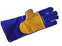 Краги спилковые "Сапфир Люкс" KEVLAR особопрочные, с подкладкой, 35 см.